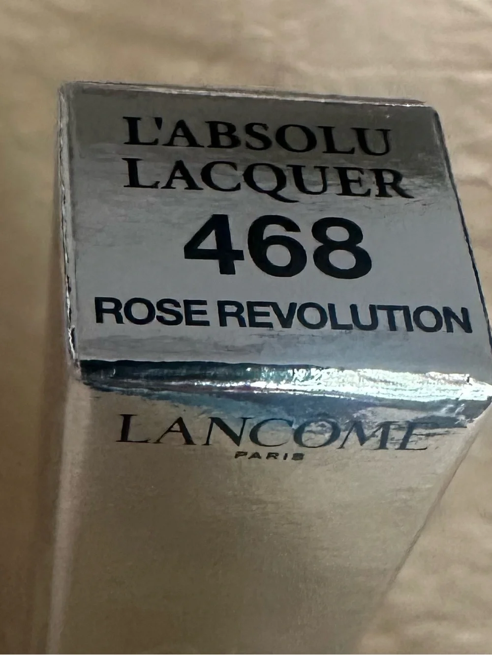 L'Absolu Lacquer Longwear Lip Color - 468 Rose Revolution